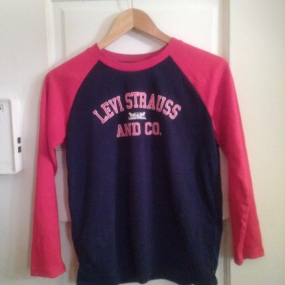 Levi's Strauss And Co. Navy blue And Red Sweatshirt 12-13 Year Old In Boys